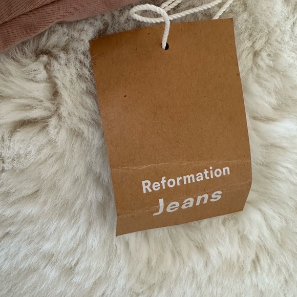 NWT Reformation Kaila Wrap Waist Tie dress in Blush - size M - Picture 7 of 10